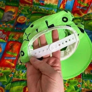 RARE 1990 vintage neon green Chuck E. Cheese hat Chuck E Cheese | Accessories | Rare 99 Vintage Neon Green  main image 4